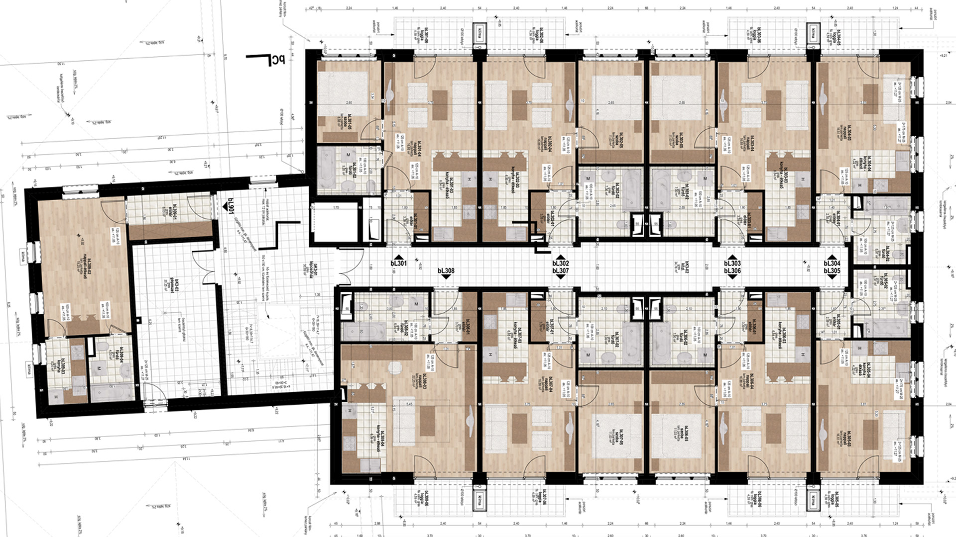 B épület 3. emelet